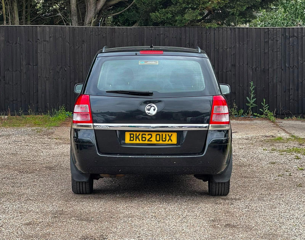 Vauxhall Zafira Exclusiv 2012 Black #8