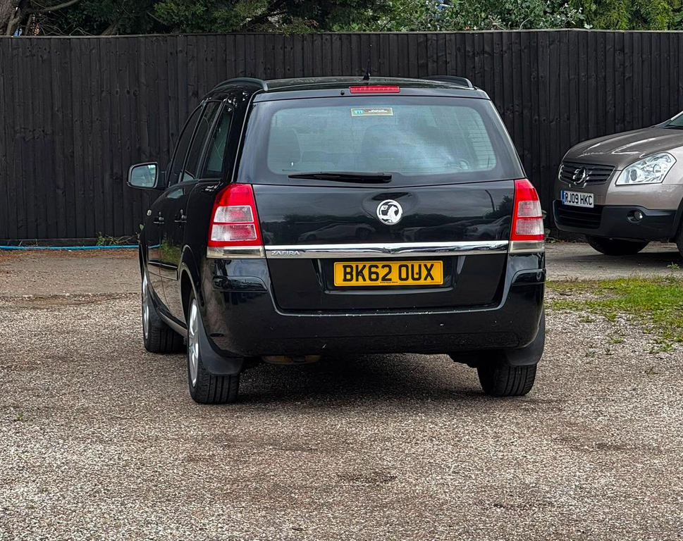 Vauxhall Zafira Exclusiv 2012 Black #13