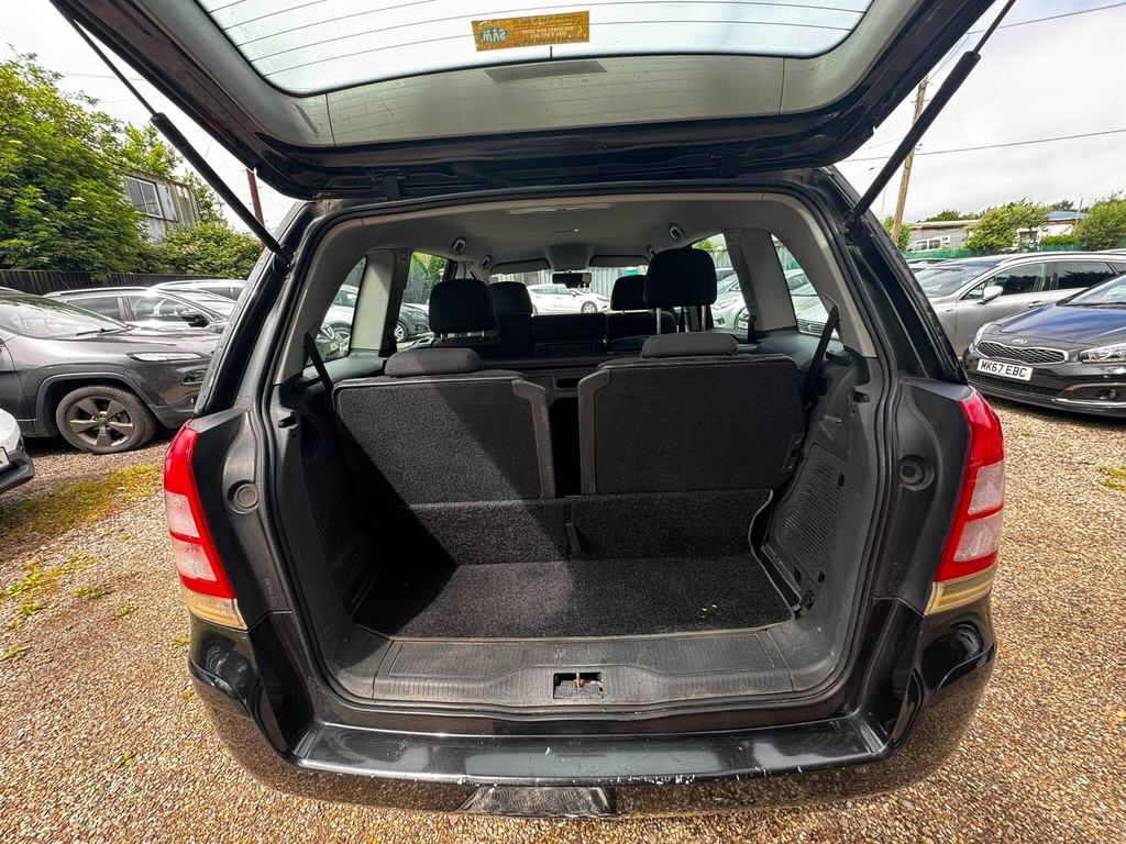 Vauxhall Zafira Exclusiv 2012 Black #25
