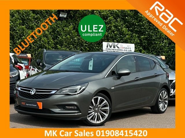 Vauxhall Astra 2019 1.4I Turbo Griffin Hatchback Manua Grey