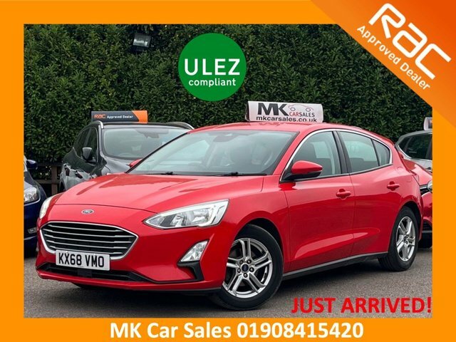 Ford Focus 2019 1.0T Ecoboost Zetec Hatchback Manu Red