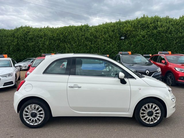 Fiat 500 2017 1.2 Lounge Hatchback Euro 6 White #2
