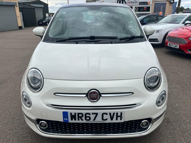 Fiat 500 2017 1.2 Lounge Hatchback Euro 6 White #4