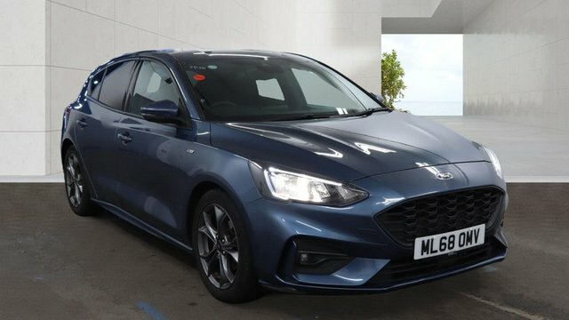 Ford Focus 2018 1.0T Ecoboost St-line Hatchback Ma Blue #3