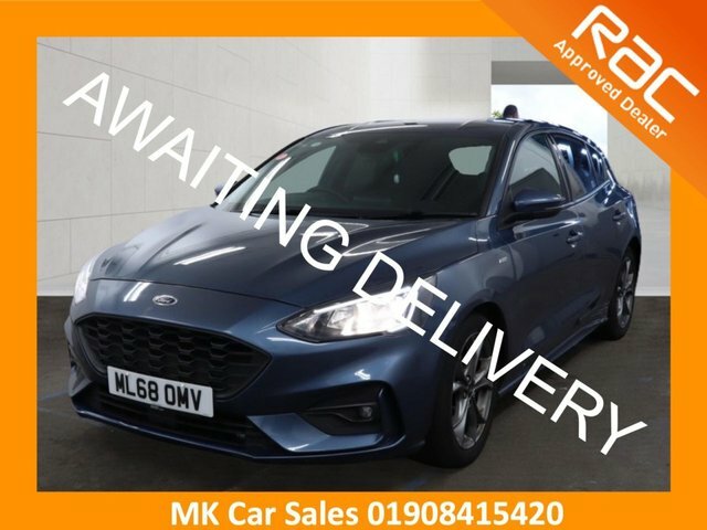 Ford Focus 2018 1.0T Ecoboost St-line Hatchback Ma Blue