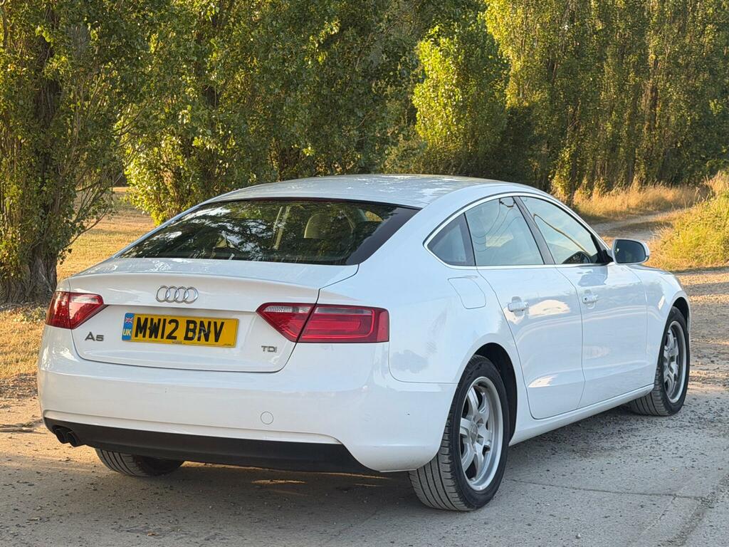 Audi A5 2.0 Tdi Sportback Euro 5 Ss White #5
