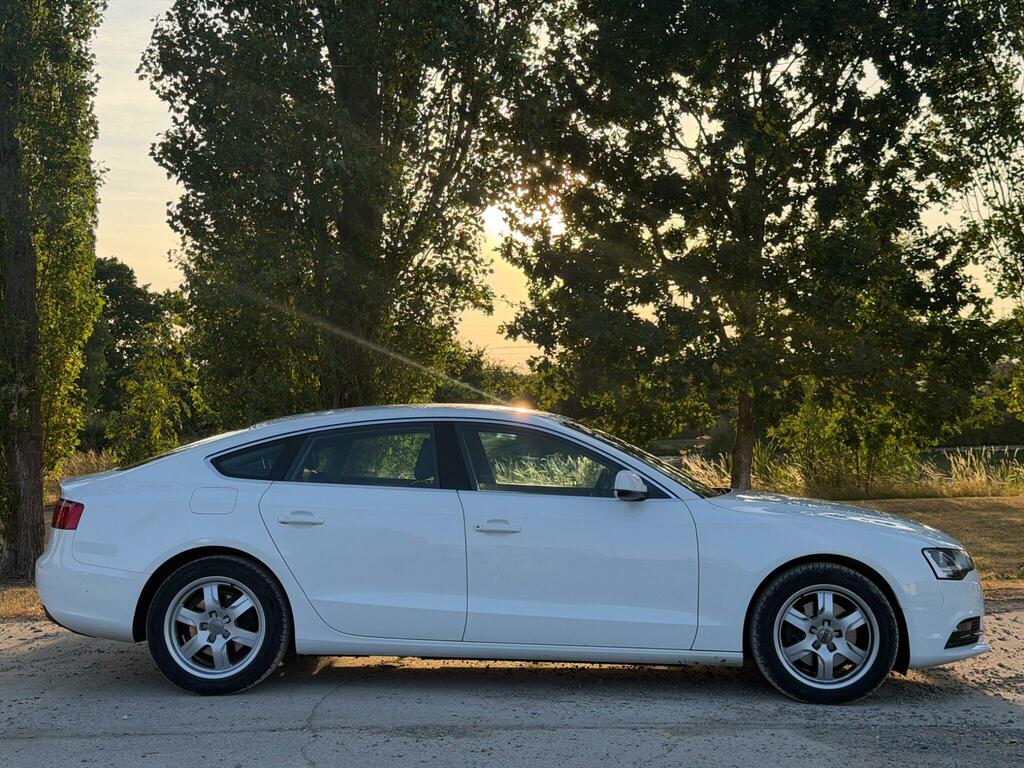 Audi A5 2.0 Tdi Sportback Euro 5 Ss White #6