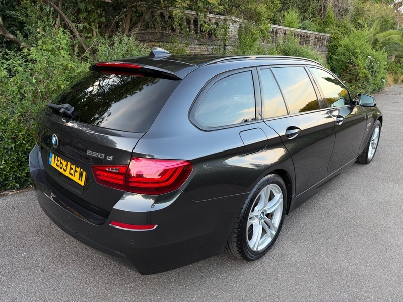 BMW 5 Series 520D M Sport Touring Grey #5