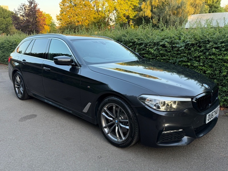 BMW 5 Series 520D M Sport Touring Grey #3