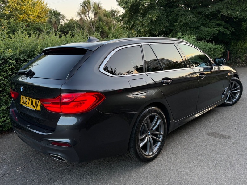 BMW 5 Series 520D M Sport Touring Grey #2