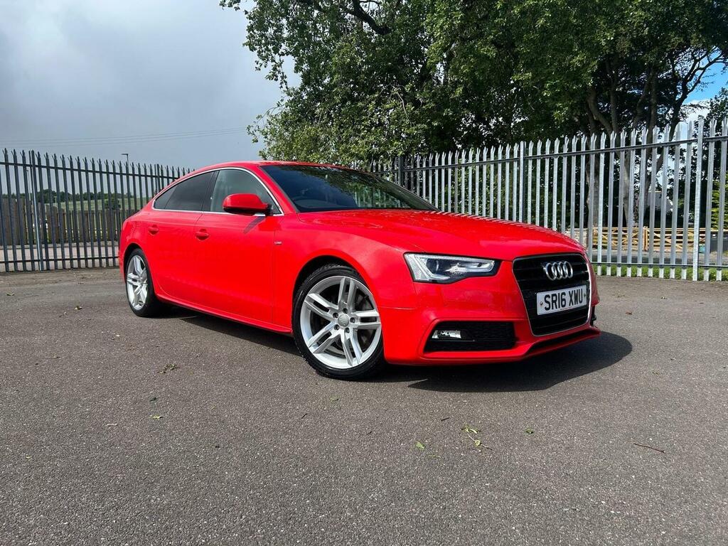 Audi A5 2.0 Tdi S Line Sportback Euro 6 Ss Red