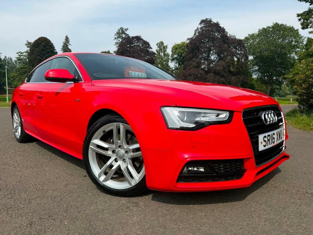Audi A5 2.0 Tdi S Line Sportback Euro 6 Ss Red