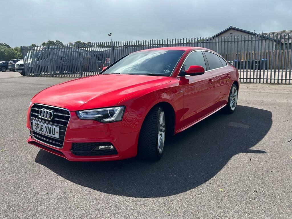 Audi A5 2.0 Tdi S Line Sportback Euro 6 Ss Red #6