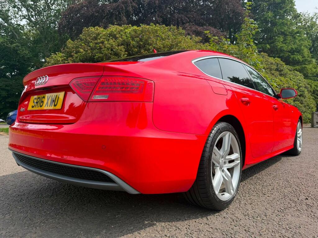 Audi A5 2.0 Tdi S Line Sportback Euro 6 Ss Red #3