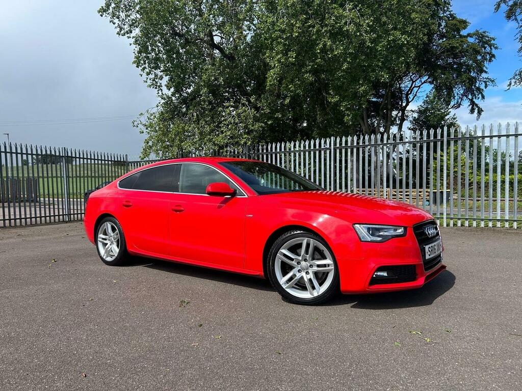 Audi A5 2.0 Tdi S Line Sportback Euro 6 Ss Red #3