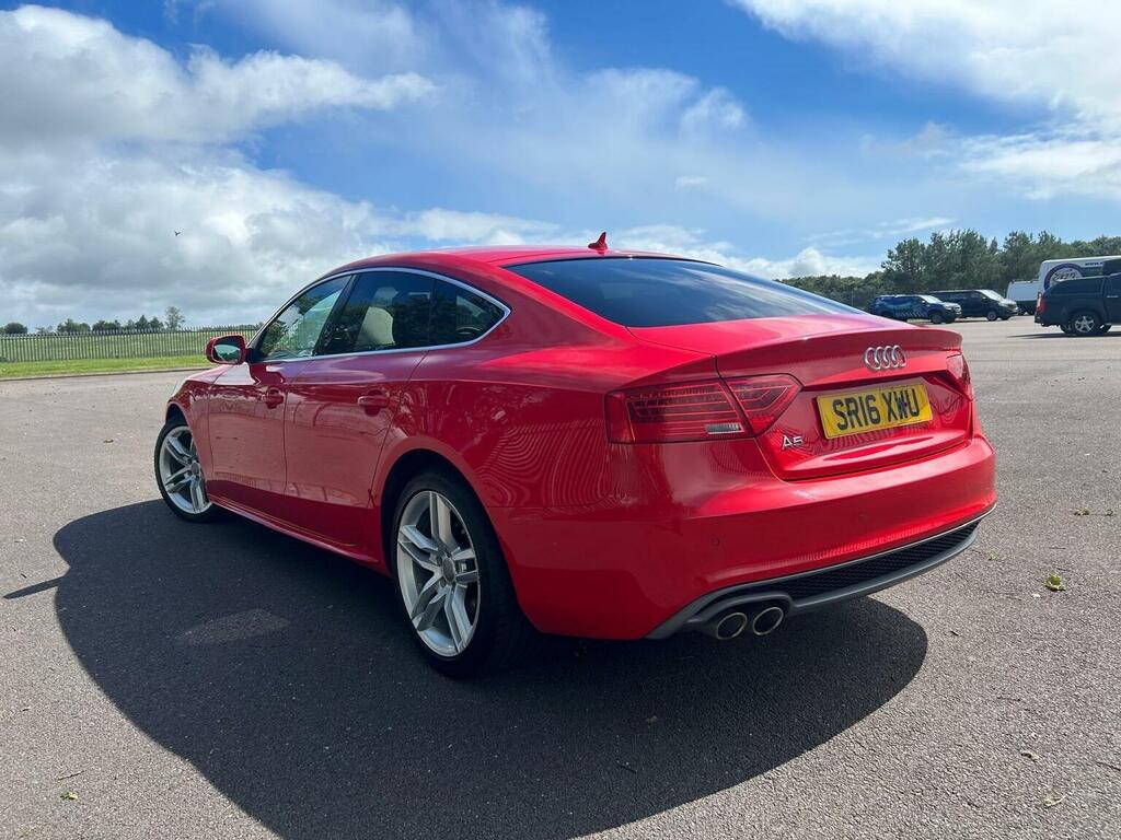 Audi A5 2.0 Tdi S Line Sportback Euro 6 Ss Red #5
