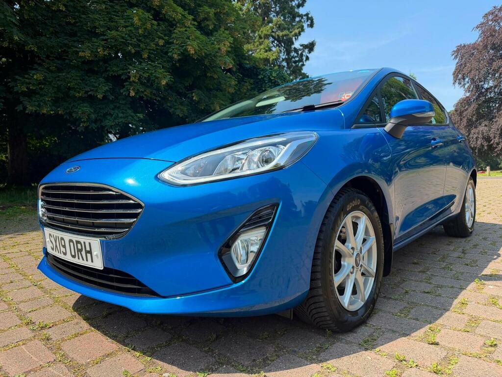 Ford Fiesta 1.0T Ecoboost Zetec Euro 6 Ss SX19ORH Blue #2