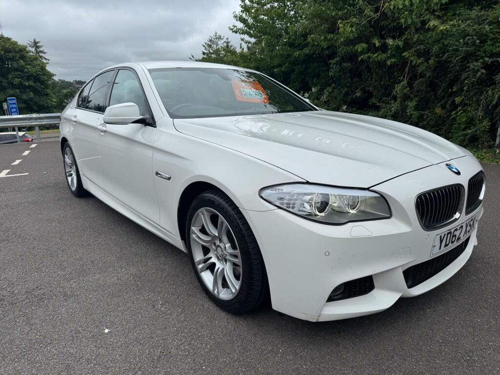 BMW 5 Series 2.0 520D M Sport Euro 5 Ss White #3