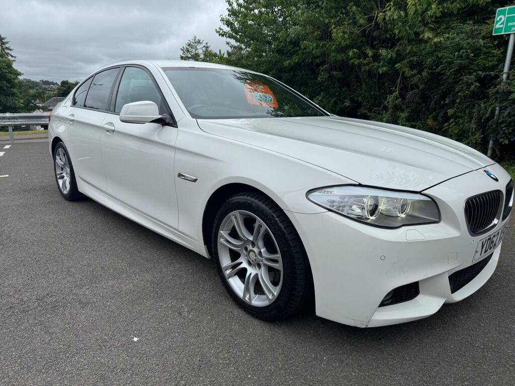 BMW 5 Series 2.0 520D M Sport Euro 5 Ss White #2
