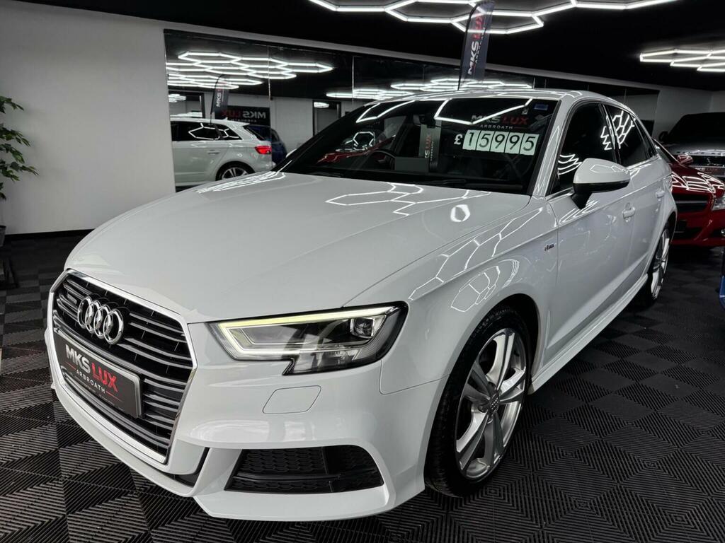 Audi A3 2.0 Tfsi S Line Sportback S Tronic Quattro Euro 6 White #4
