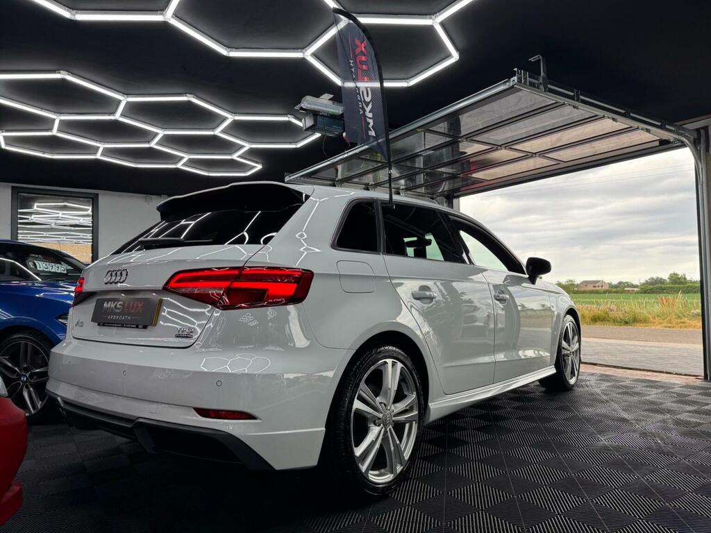 Audi A3 2.0 Tfsi S Line Sportback S Tronic Quattro Euro 6 White #6