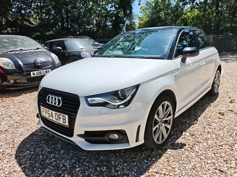 Audi A1 Sportback Tfsi S Line White #4