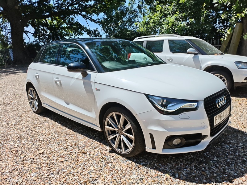 Audi A1 Sportback Tfsi S Line White #3