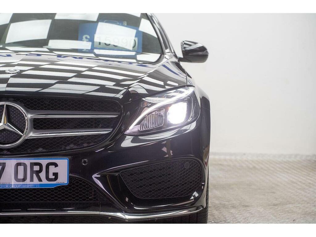 Mercedes-Benz C Class 2.1 C220d Amg Line Premium G-tronic Euro 6 Ss DK67ORG Black #2