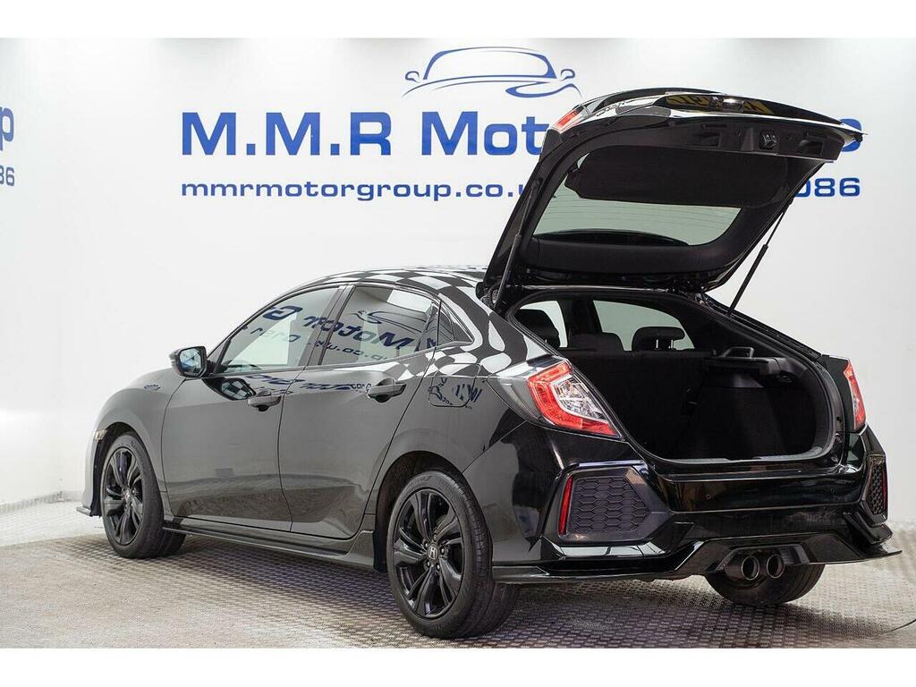 Honda Civic 1.5 Vtec Turbo Sport Cvt Euro 6 Ss YT67DNY Black #5