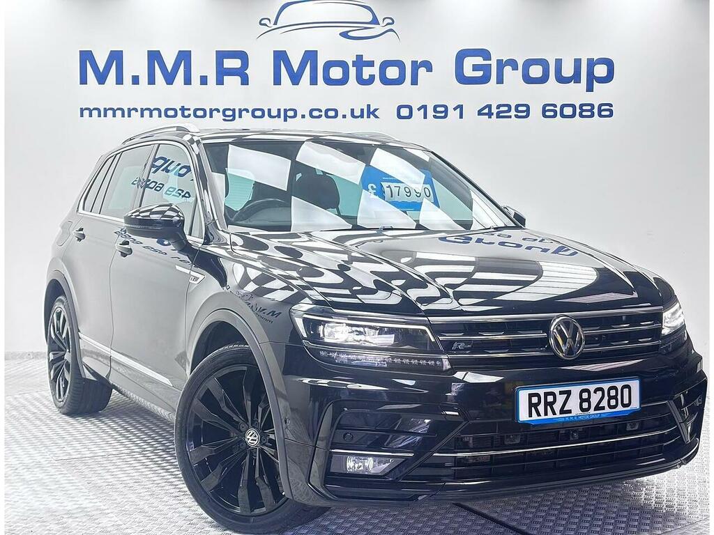 Volkswagen Tiguan 2.0 Tdi R-line Tech Euro 6 Ss RRZ8280 Black #6