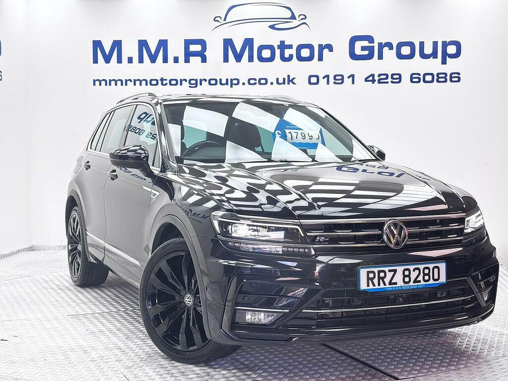 Volkswagen Tiguan 2.0 Tdi R-line Tech Euro 6 Ss RRZ8280 Black #5