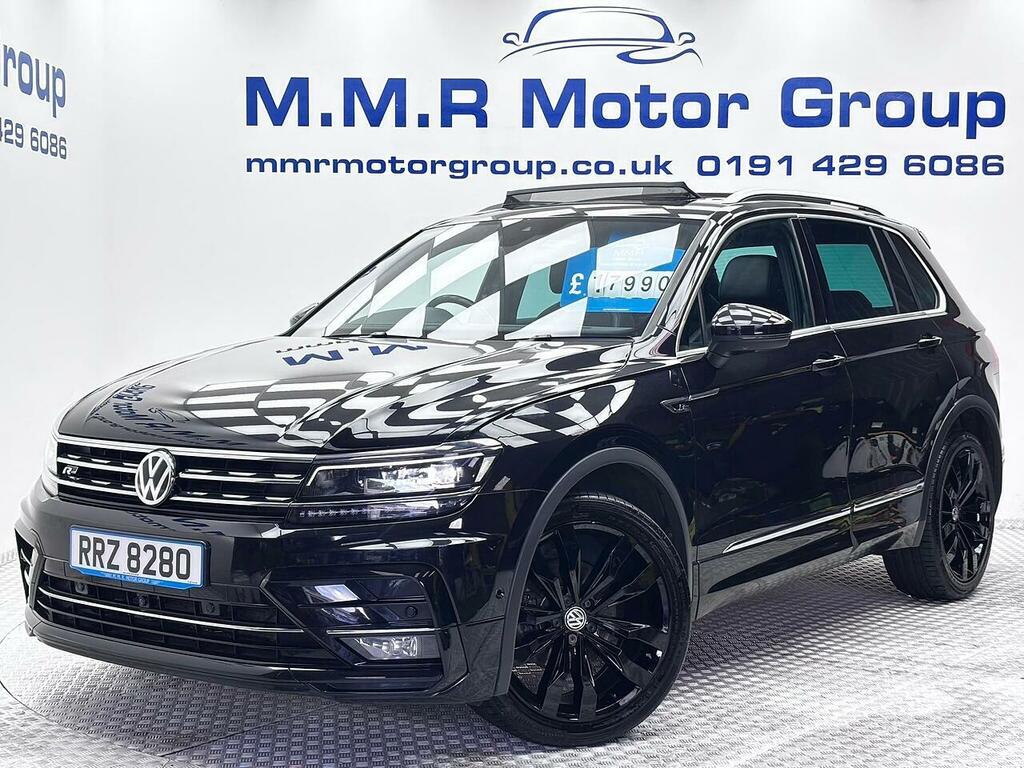 Volkswagen Tiguan 2.0 Tdi R-line Tech Euro 6 Ss RRZ8280 Black #2