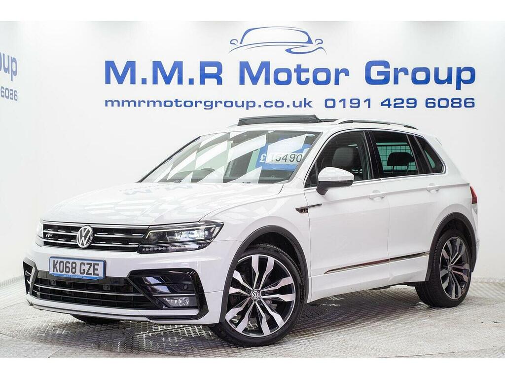Volkswagen Tiguan 2.0 Tdi R-line Dsg Euro 6 Ss White