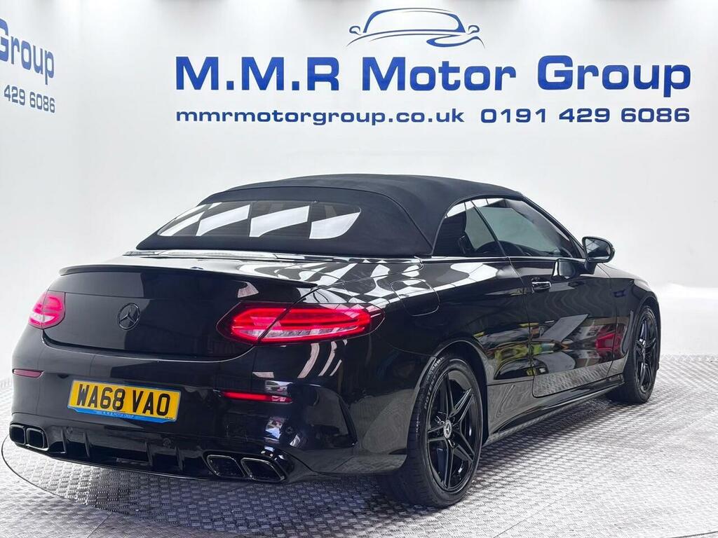 Mercedes-Benz C Class 1.5 C200 Mhev Amg Line Cabriolet G-tronic Euro 6 Black #3