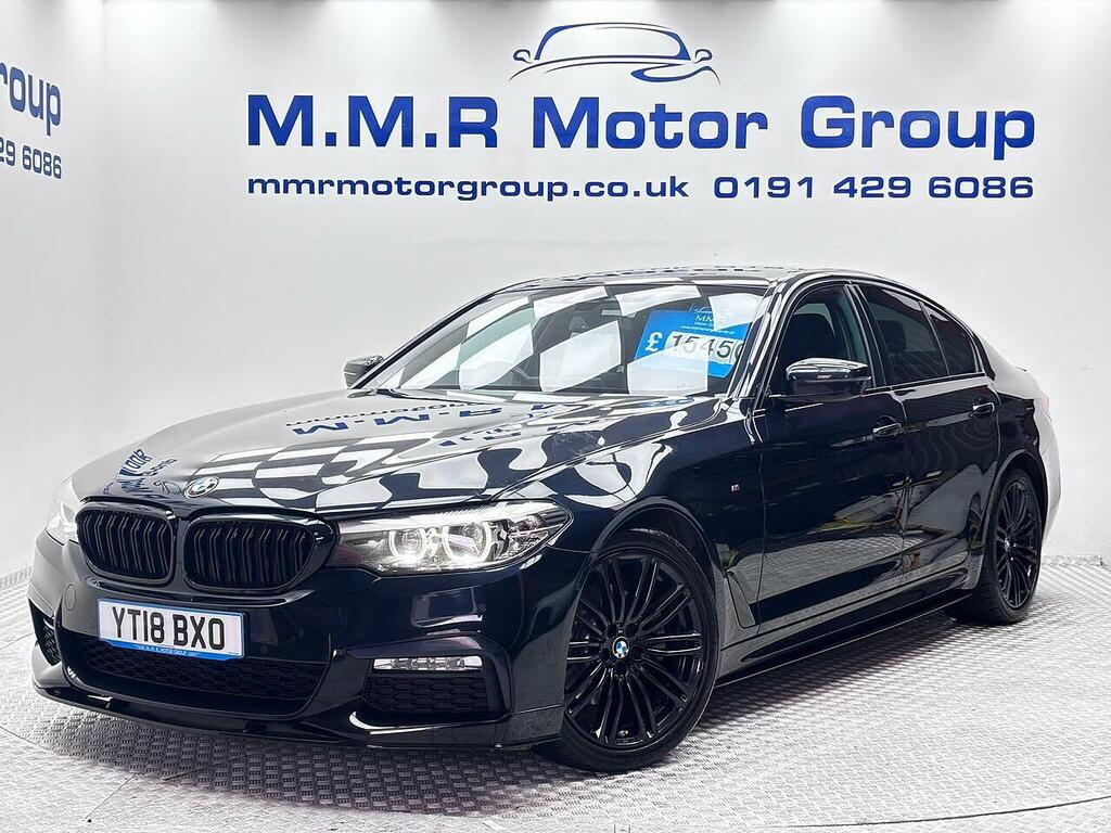 BMW 5 Series 2.0 520D M Sport Euro 6 Ss YT18BXO Black #3