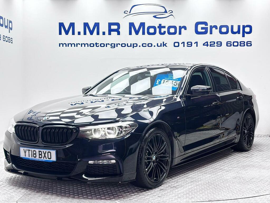 BMW 5 Series 2.0 520D M Sport Euro 6 Ss YT18BXO Black #2