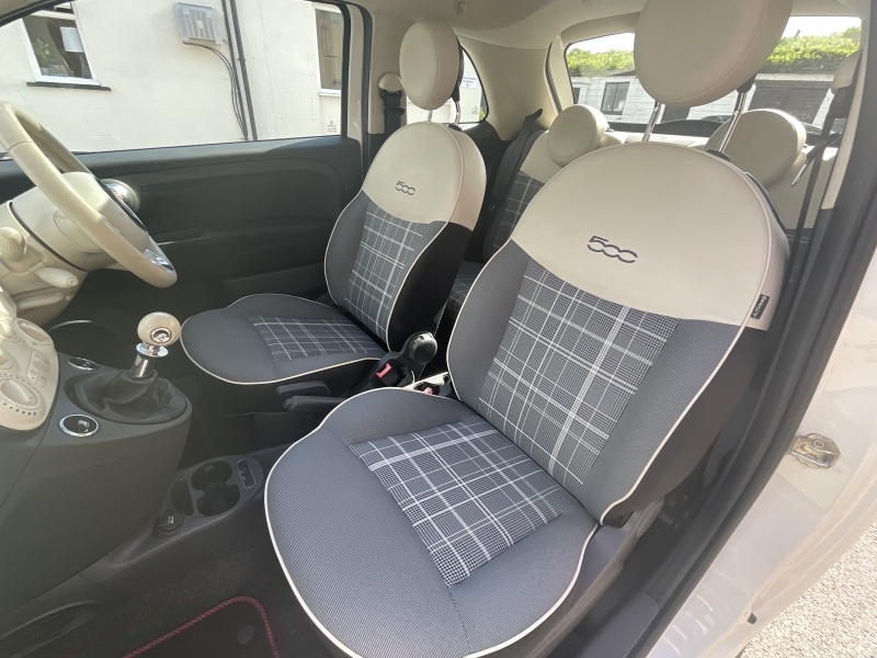 Fiat 500 1.2 Lounge Hatchback Euro 6 Ss Red #7
