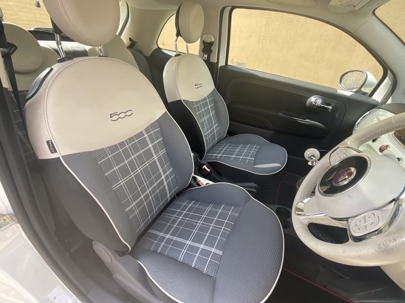 Fiat 500 1.2 Lounge Hatchback Euro 6 Ss Red #14