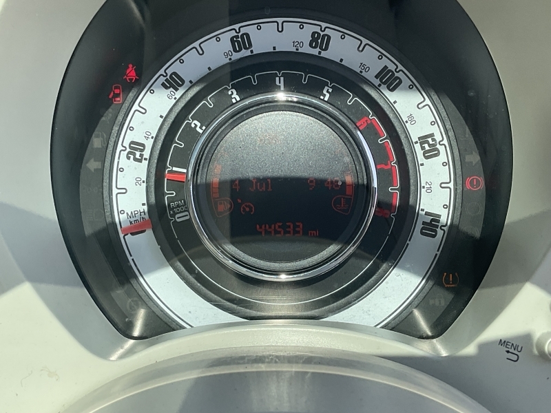 Fiat 500 1.2 Lounge Hatchback Euro 6 Ss Red #17