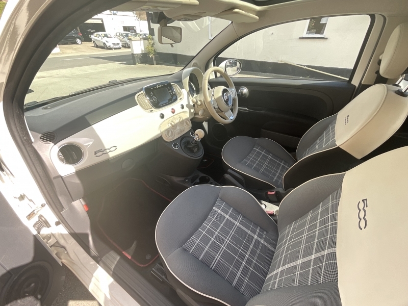Fiat 500 Lounge White #6
