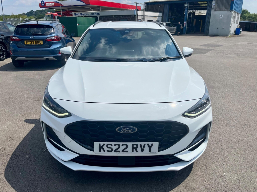 Ford Focus 1.0T Ecoboost St-line Euro 6 Ss KS22RVY White #2