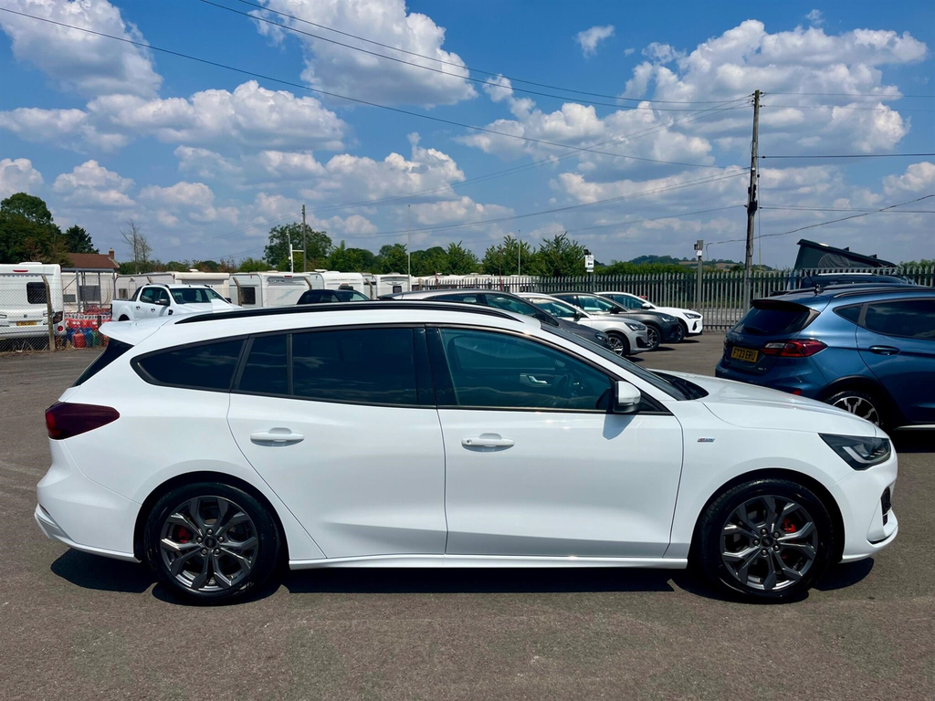 Ford Focus 1.0T Ecoboost St-line Euro 6 Ss KS22RVY White #4