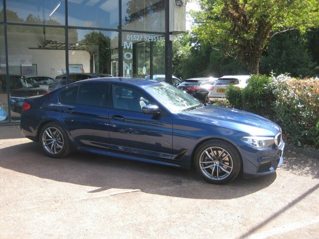 BMW 5 Series 2.0 520D M Sport Saloon Euro 6 S Blue #3
