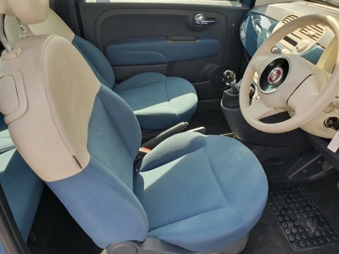 Fiat 500 Hatchback White #12