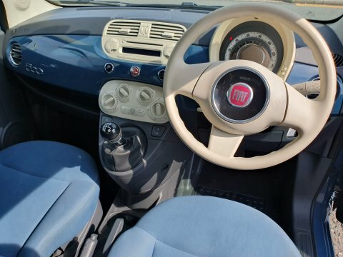 Fiat 500 Hatchback White #9