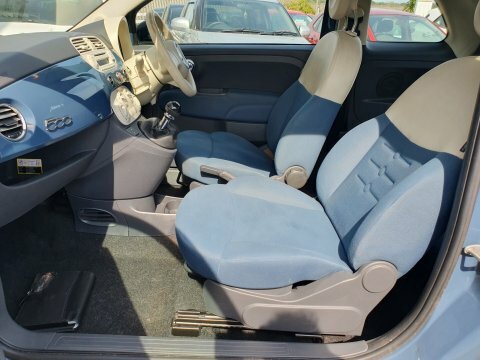 Fiat 500 Hatchback White #13