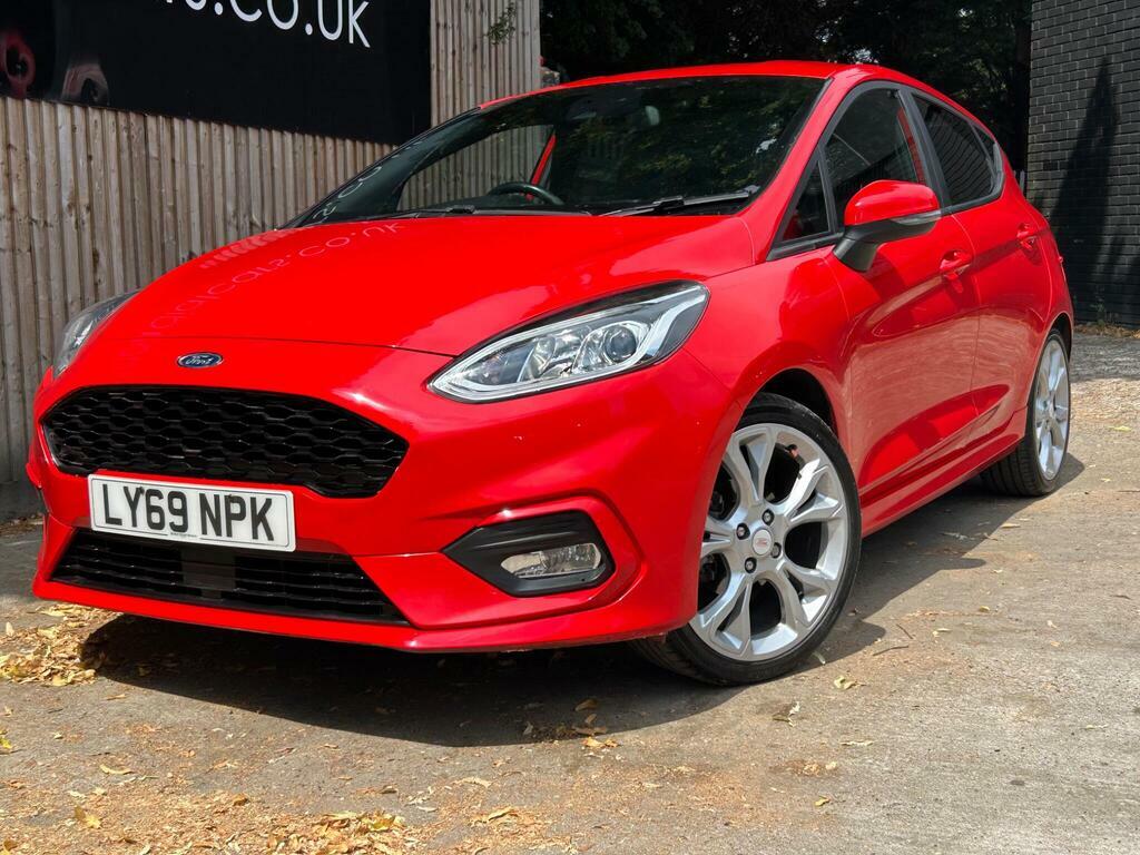 Ford Fiesta 1.0T Ecoboost St-line Euro 6 S S Red