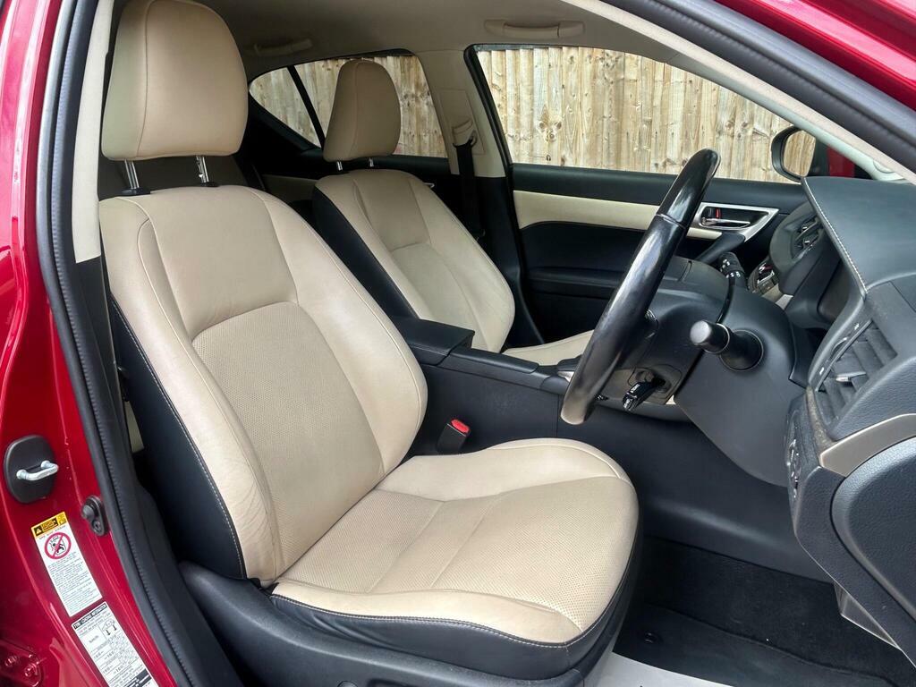 Lexus CT 1.8 200H Premier Cvt Euro 6 S S Red #3