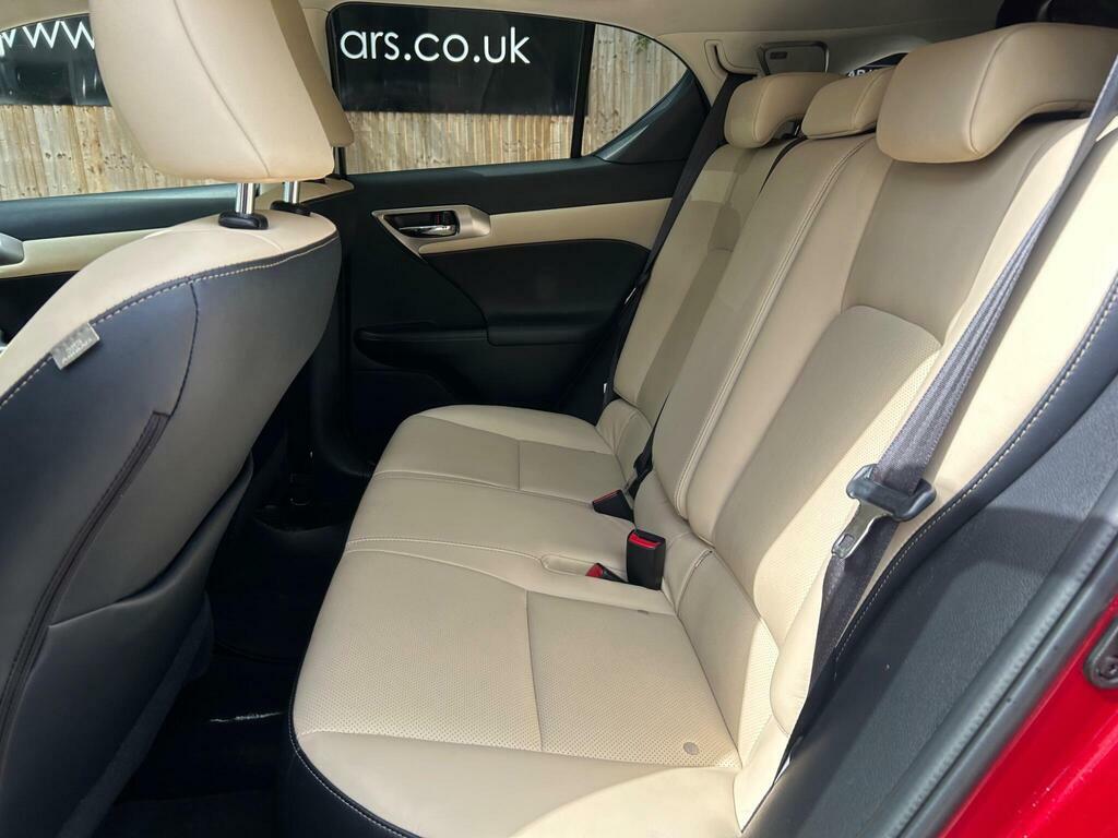 Lexus CT 1.8 200H Premier Cvt Euro 6 Ss Red #34
