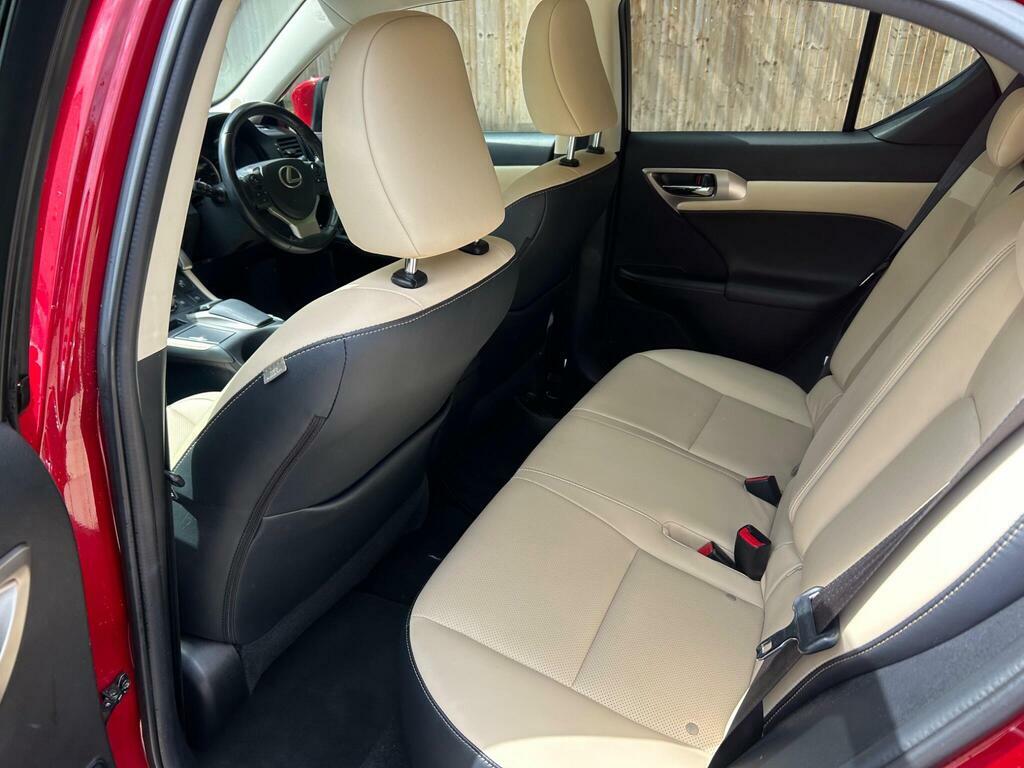 Lexus CT 1.8 200H Premier Cvt Euro 6 Ss Red #35